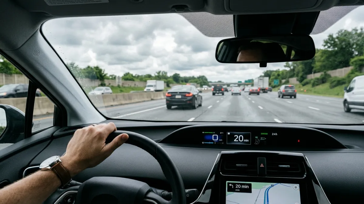 Conduite continue pour recharger la batterie via l'alternateur